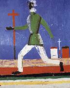 The man running Kasimir Malevich